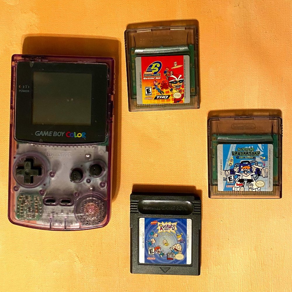 Gameboy Color with Games